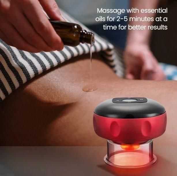 Electric Cupping Therapy Machine with 12 Level Temperature and Suction Cupping Therapy Machine